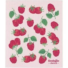 Swedish Dish Cloth — Raspberries