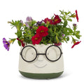 Face Planter with Glasses Green/Yellow