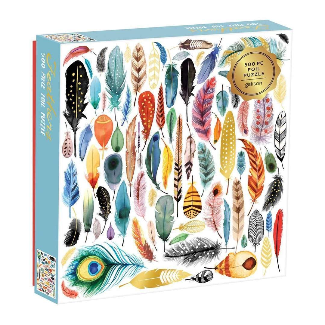 Feathers 500 pc foil puzzle
