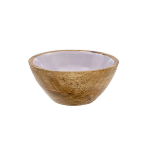 Mango Wood Enamel Bowls