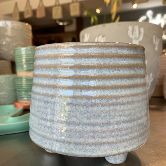 Standing Pot Light Blue
