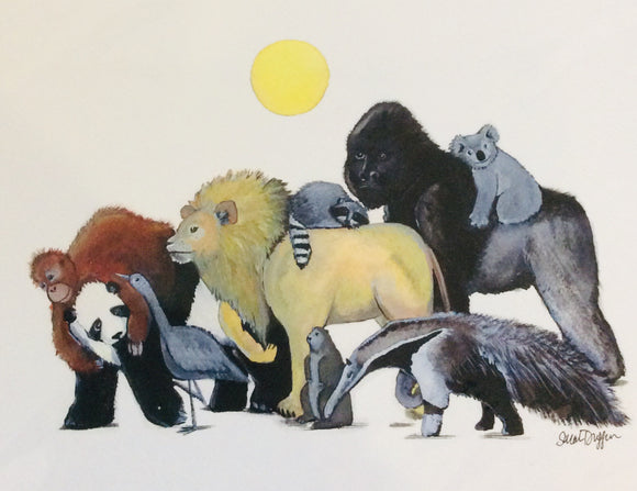 Sarah Duggan Creative Works Prints - Wild Animals