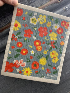 Swedish Dish Cloth Flowers of Month