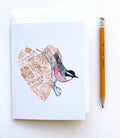 Nuthatch and Heart Sarah Duggan Print
